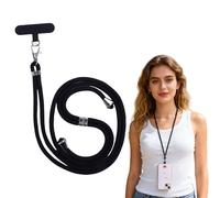 nernnernv Phone Lanyard, Adjustable Crossbody Anti-Theft Design with Universal Patch for iPhone & Smartphones, Neck and Wrist Strap for Hands-Free Carry