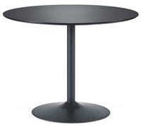 Nero Black 2 Seater Round Dining Table - 80cm