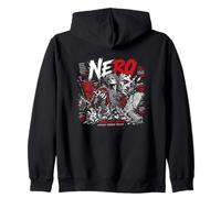 Nero Caesar Claudius Roman Emperor SPQR Rome Zip Hoodie