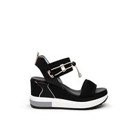 NeroGiardini Wedge sandals E307753D-100 in Black 7