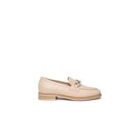 Nero Giardini E409620D Women's Leather Loafers, Linen, 7 UK