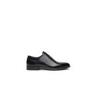 Nero Giardini E601050UE Men's Leather Laces, Black/White, 8.5 UK