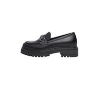 Nero Giardini I411410D Women's Leather Loafers, Black, 4 UK