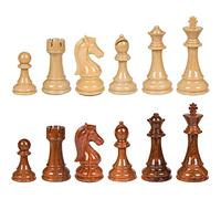 Nero High Polymer Extra Heavy Weighted Chess Pieces with Extra Queens - Pieces Only - No Board - 4.25 Inch King