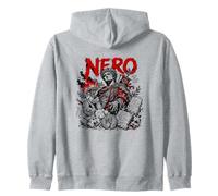 Nero Roman Emperor Ancient Rome Burning City Zip Hoodie