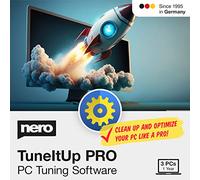 Nero TuneItUp PRO | PC Cleaner & Performance Booster | Speed Up Windows | Faster Start-Up | Improve Web Browsing | System Optimisation Tool | Annual Licence | 3 PC | Windows 11/10/8/7