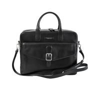 Nero Uomo Leather Shoulder Bag - male - The Bridge - Laptop Bags & Cases - Black - ONE SIZE - Bags ONE SIZE