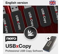 Nero USBxCopy | Professional USB Copy & Clone Software | Duplicate Multiple USB Drives | Secure Erase & Format | Create ISO & Raspberry Pi OS | Lifetime License | 1 PC | Windows 11/10/8/7