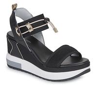NeroGiardini Wedge sandals E307753D-100 in Black 6