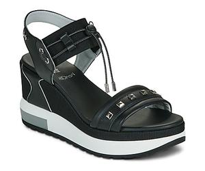 NeroGiardini Wedge sandals E616051D-100 in Black 7