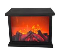 Neroyaner Fake Fireplace Fireplace Lantern 10.9x5.8x8.4 inch Flameless LED Battery Operated ? USB Desktop Simulation Portable Mini Style 2