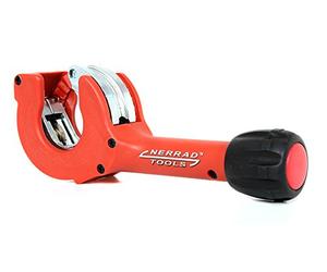 Nerrad Tools NT4028 Adjustable Ratchet Action Copper/INOX Tube Cutter, Red/Black, 8-28 mm