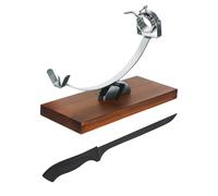 NERT8 FIJ 956 Stand Ham Holder, Wood Stainless Steel, Original