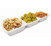 NERTHUS FIH 521 Porcelain Portrait Plate with 3 Rectangular Compartments