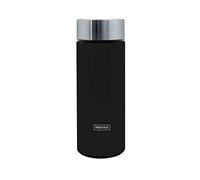 NERTHUS FIH 797 Tea 300 ml Black, Stainless Steel, Double Wall, Infuser Bottle, Flask, 0.30 L