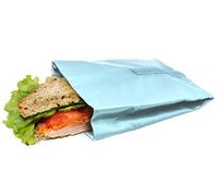 NERTHUS Reusable Sandwich Bag, Pastel Blue, Eco-friendly, Adaptable, Easy to Clean and Machine Washable, 10.5 x 14 x 18.5 cm