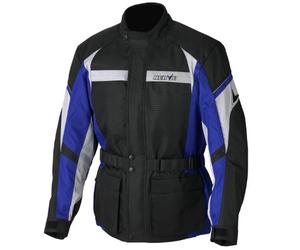 Nerve 1510110202_06 Smart Motorcycle Jacket, Black/Blue, XXL