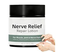 Nerve Cream with Arnica & Magnesium - 3.5 oz Non-Greasy, Fast Absorbing Lotion for Hands, Feet, Knees, Neck, Soothes Discomfort, Daily Moisturizing Cream