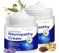 Nerve Pain Relief Cream 240g, Neuropathy Cream for Feet & Hands, Fast Acting Relief for Tingling, Burning & Numbness, Deep Soothing Formula with Arnica, Vitamin B6 & Aloe Vera, Non-Greasy