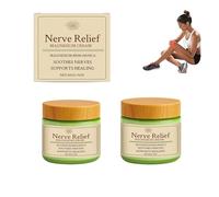 Nerve Relief Magnesium Cream, with Msm & Arnica, Soothes Nerves & Daily Soothing Support, Total Relief Magnesium Cream for Muscle Relaxation, Deep Hydrationno Irritation, No Residue