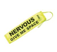 Nervous, Anxious Dog Lead Sleeve Sign, Give Me Space Neon Hi Vis Reactive Dog Leash Slip Cover, Reactive, Awareness, Yellow Warning, Pet Training Leads, Rescue Dogs Accessories By Merlin Pet Products