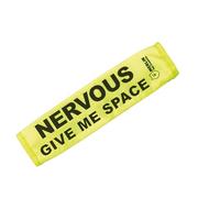 Nervous, Anxious Dog Lead Sleeve Sign, Give Me Space Neon Hi Vis Reactive Dog Leash Slip Cover, Reactive, Yellow Warning, Pet Training Leads, Rescue Dogs Accessories,Merlin Pet Products (No Strap)