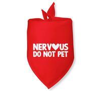 Nervous Do Not Pet Dog Bandana Service Bandana Service Dog in Training Funny Pet Accessories Shy Dogs Gift Nervous Anxious Scarf for Small Medium Dogs & Cats