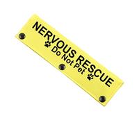 Nervous Dot Not Approach Do Not Pet Leash Dog Sleeve Shy Rescue Leash Wrap Shy Dog Gift (RESCUE Do Not Pet Sleeves)