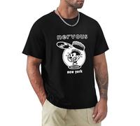 Nervous Records T Shirt - New York City House Hip Hop Dance Music Unisex Top Sweatshirt Short Sleeve XXL Black