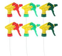 Nerzalie 6 Pcs Heavy Duty Chemical Trigger Sprayer Bottle Nozzle Head