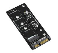 Nerzalie M.2 Adapter M2 to Adapter M.2 to Adapter M.2 NGFF Converter 2.5inch SATA3 Card B Key for 2230-2280 M2 SSD