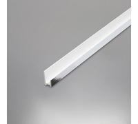 Nes Home 10mm Bathroom Base Seal Chrome Trims For Shower Wall Panels Pvc Cladding 2.4M Long Fitting