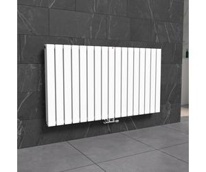 Nes Home 1158 X 600 mm Horizontal Flat Panel White Designer Radiator