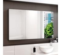 Nes Home 1200mm Anthracite Bathroom Mirror Cabinet