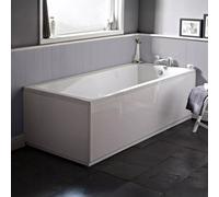 Nes Home 1500 X 700mm Square Single Ended Bath With Bath Leg