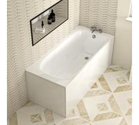Nes Home 1600mm X 700mm Standard Round Single Ended Bath With Legs