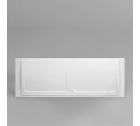 Nes Home 1700mm X 550mm Bathroom High Gloss White Abs Front Bath Panel