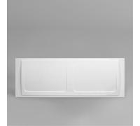 Nes Home 1700mm x 550mm High-Gloss White ABS Front Bath Panel for Straight Baths - Easy Install