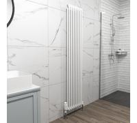 Nes Home 1800 X 380 mm Traditional Radiator Vertical Double Column White