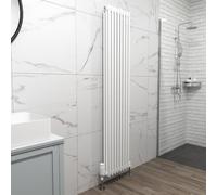 Nes Home 1800 X 380 mm Traditional Radiator Vertical Triple Column White