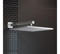 Nes Home 200mm Round Shower Head + Swivel Joint