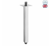 Nes Home 250mm Rectangular Ceiling Shower Arm Chrome