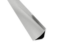 Nes Home 2700mm CVC Top Corner Joints Silver Cladding Trim Set of 4