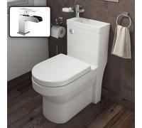Nes Home 2In1 Toilet, Basin Unit & Waterfall Mono Mixer Tap