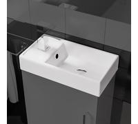 Nes Home 400mm White Ceramic Basin With 1 Tap Hole