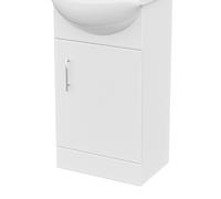 Nes Home 450mm Freestanding White Vanity Cabinet