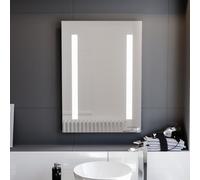 Nes Home Bathroom LED Mirror Battery Powered Button Switch 500 x 700mm