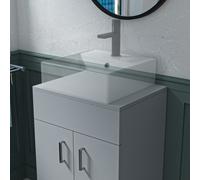 Nes Home 500mm Grey Moisture Resistant Vanity Cabinet Worktop