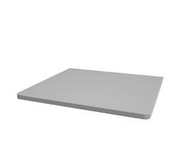 Nes Home 500mm Grey Round Corner MDF Bathroom Worktop For Vanity Cabinet