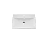 Nes Home 500mm Modern White Mid Edged Basin